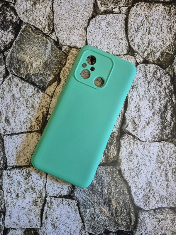 Producto - Funda silicone case Xiaomi Redmi 12c verde agua