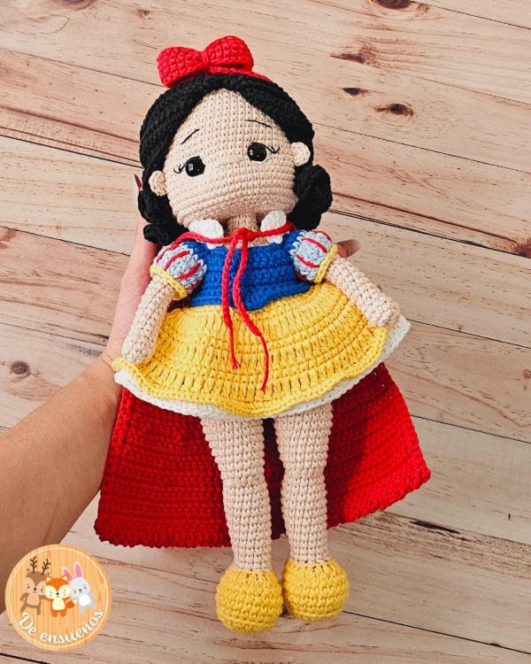 Producto - Princesa Blancanieves - Guía de tejido