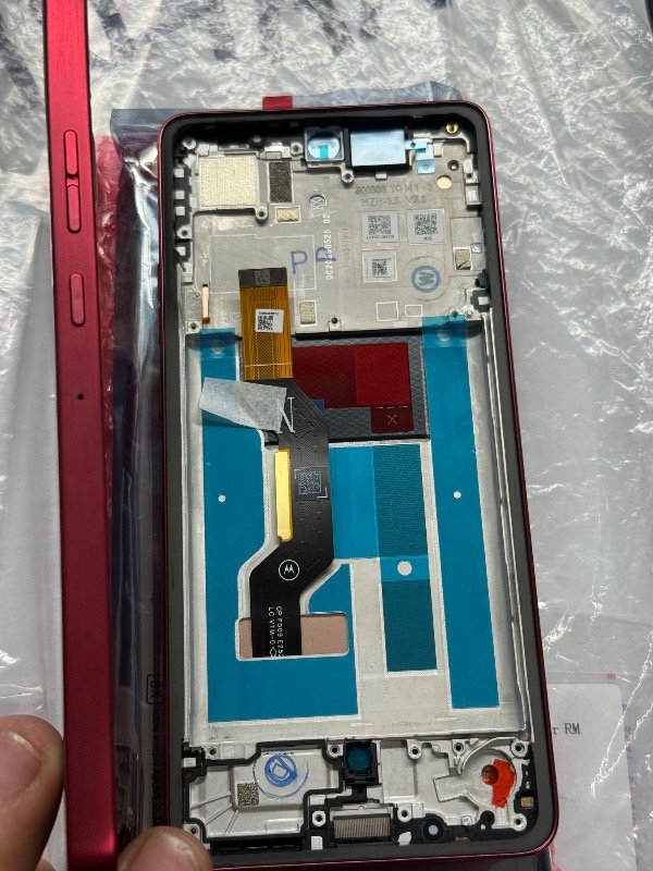 Producto - MODULO MOTO G86 XT2527 NUEVO ORIGINAL Chrysanthemum ROJO