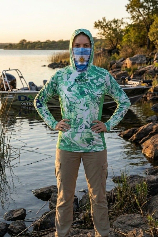 Producto - Remera UV 40 ONDAS COLOR VERDE