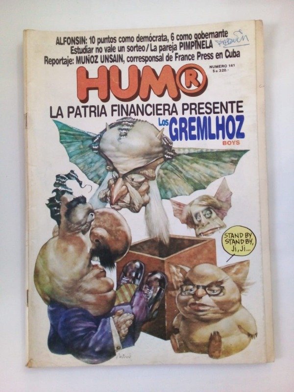 Producto - Humor #141 - Diciembre 1984 - La patria financiera Gremlhoz