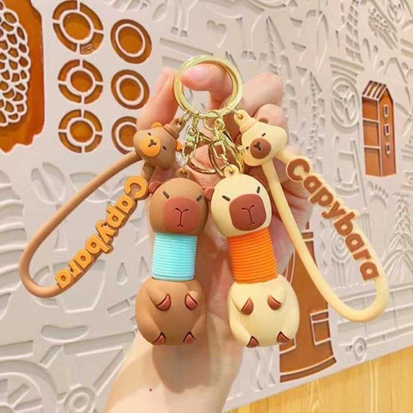 Producto - Llavero Capibara resorte