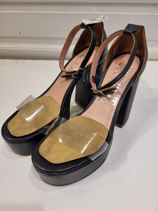 Producto - Sandalias MUY BOUTIQUE negras y transparentes Talle 36 - PRECIO: 28X