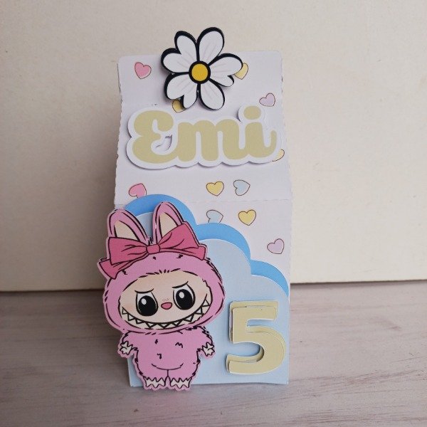 Producto - 5 Milk box 3D Labubu