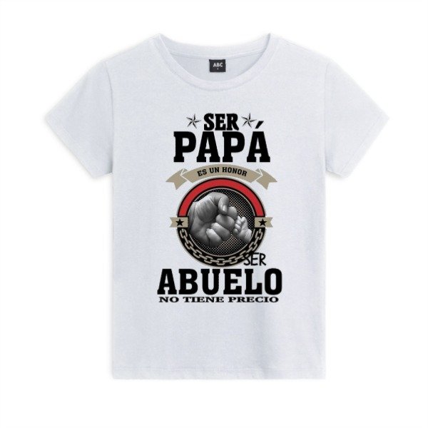 Producto - Remera Papa y Abuelo No tiene precio
