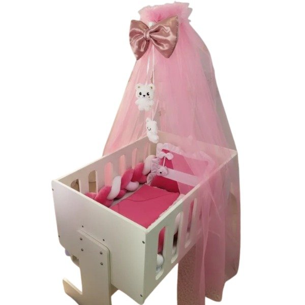 Producto - Set de Chichoneras Plush para Cuna Colecho Moises Rumi - 7