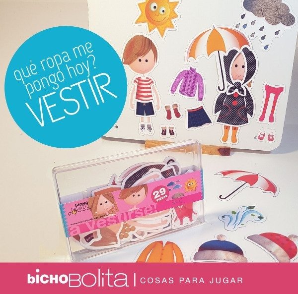 Producto - A vestirse. Imantado
