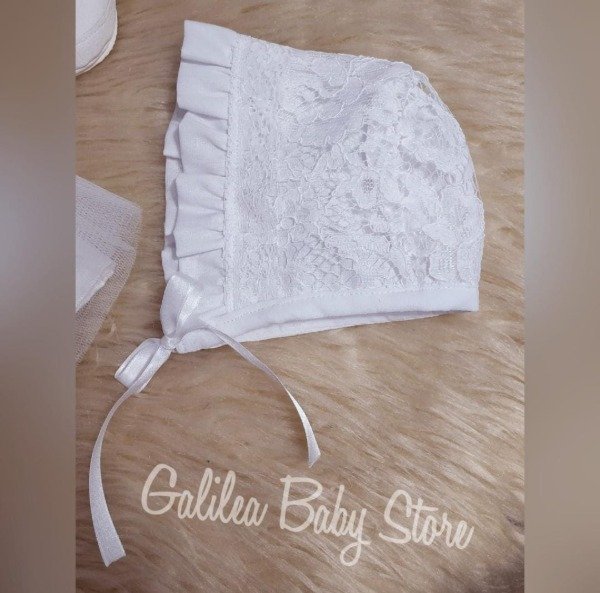 Producto - CAPOTA DE ENCAJE EN BLANCO