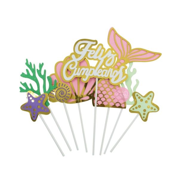 Producto - Topper Fondo del mar / sirena