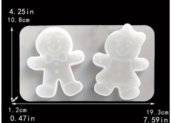Producto - MOLDE SILICONA GALLETA JENGIBRE X2 - 1