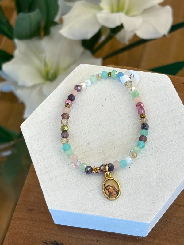 Producto - Pulsera Virgen Maria Aqua
