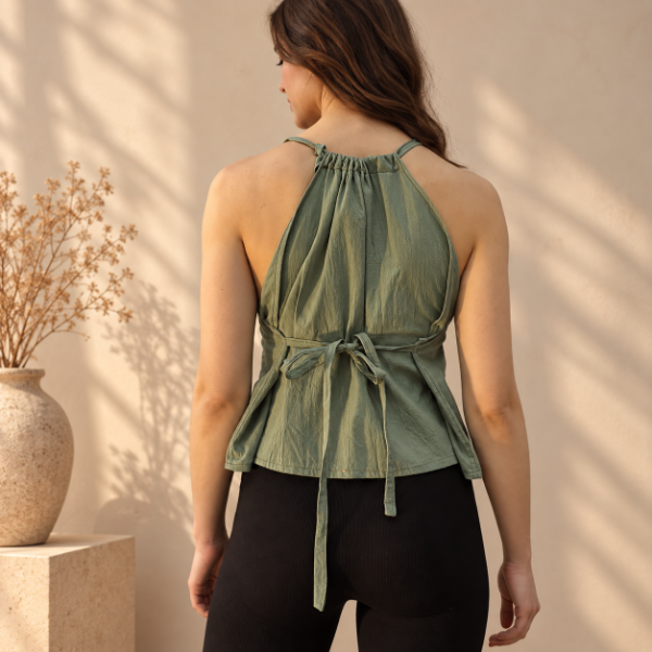 Producto - Top Verano Verde Tomillo SALE - 1