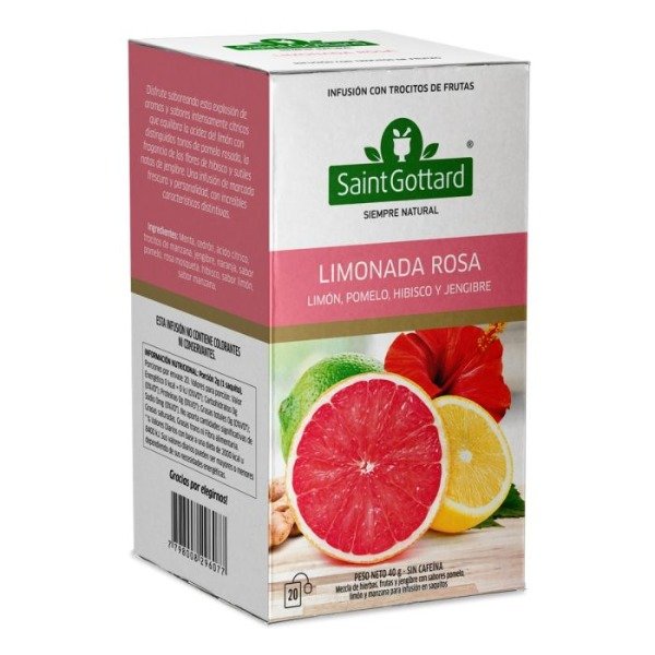 Producto - TE LIMONADA ROSA - SAINT GOTTARD