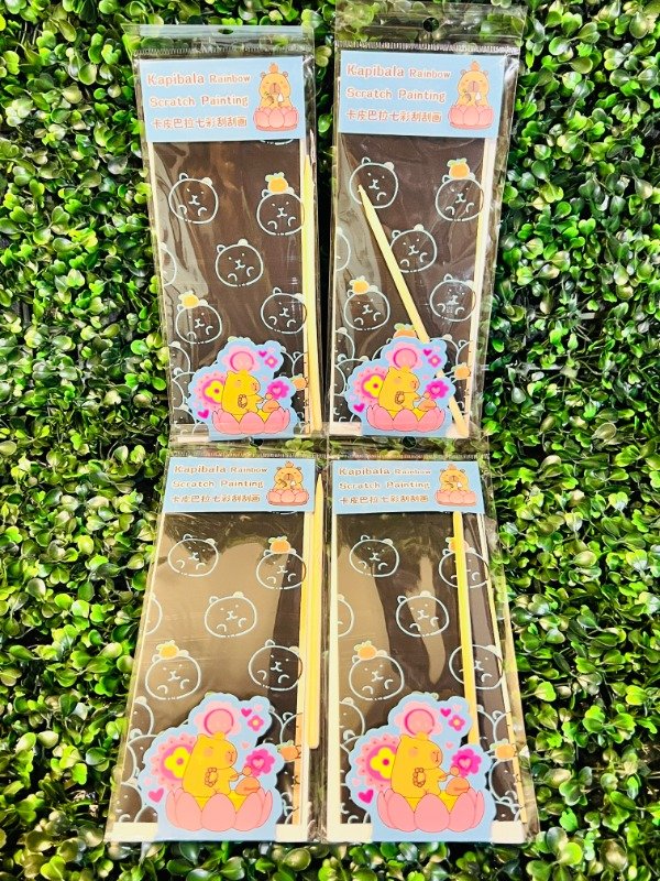 Producto - scratch painting arte magico capibara