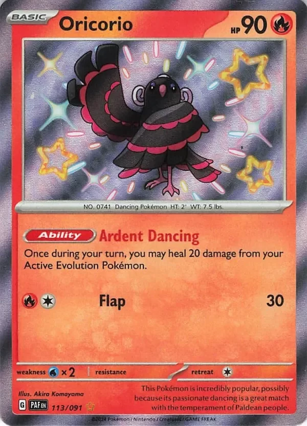 Producto - Oricorio - 113/091 - Paldean Fates - Holo