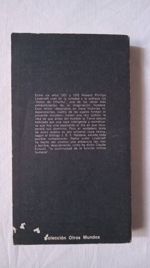 Producto - El color que cayó del cielo - H. P. Lovecraft. 1975, Ediciones Minotauro. Book. - 2