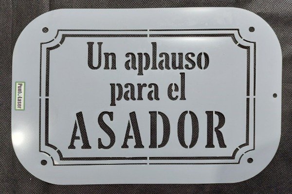 Producto - Stencil Dia del Padre - 20 x 30 cm - un aplauso