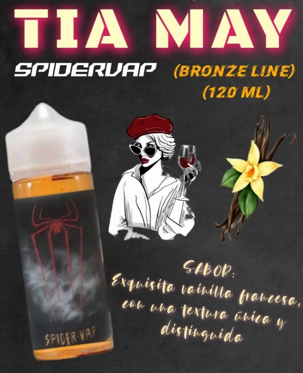 Producto - LIQUIDOS SPIDER VAP (Bronze Line) 120ml TIA MAY