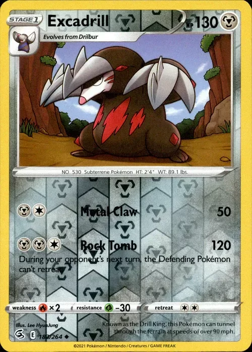 Producto - Excadrill - 183/264 - Fusion Strike - Reverse Holo