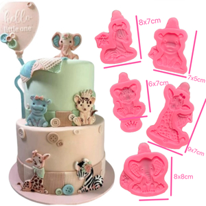 Producto - Molde animales selva x 5