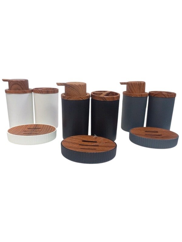 Producto - Set x3 piezas de baño bambu