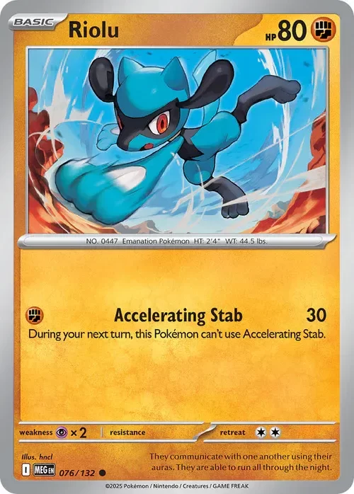 Producto - Riolu - 076/132 - Mega Evolution