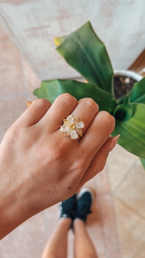 Producto - Anillo Flower Giratorio