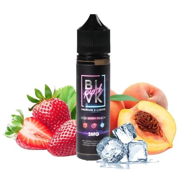 Producto - (FREEBASE) BLVK PINK 3MG - ICED BERRY PEACH