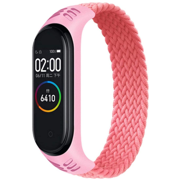 Producto - MALLA CORREA XIAOMI MI BAND 3 Y 4 ELASTIZADA ROSA