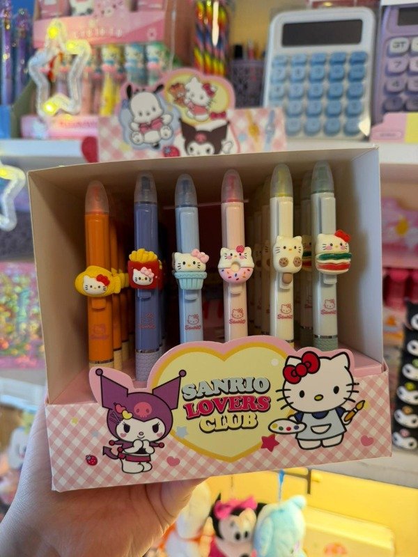 Producto - Lapicera + Resaltador Kitty