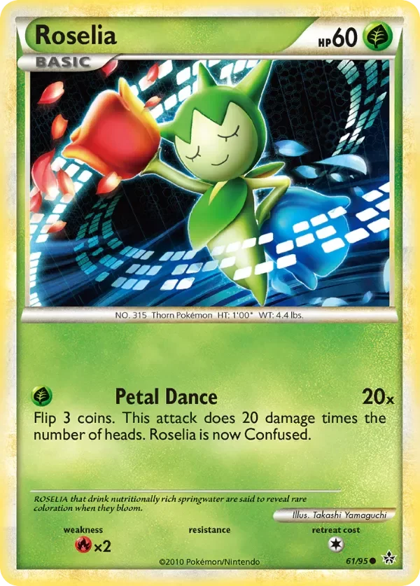 Producto - Roselia 61/95 HeartGold and SoulSilver: Unleashed