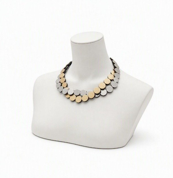 Producto - Collar Mini Perla Dúo - Oro/Plata - 3