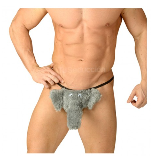 Producto - Tanga less elefantito de peluche