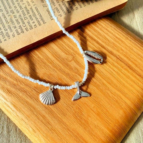 Producto - Collar Scarlett blanco
