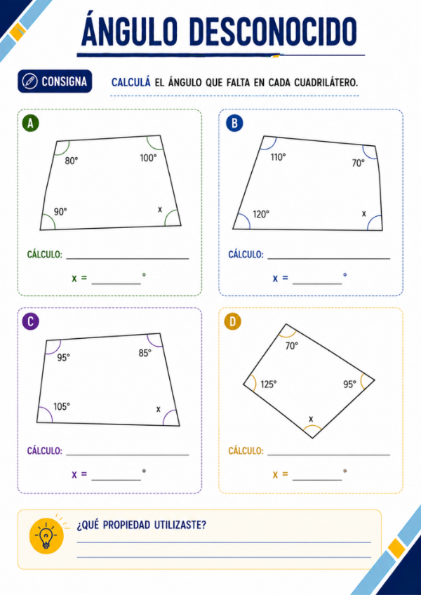 Producto - Geometría: Propiedades, clasificación, diagonales y construcciones - 17