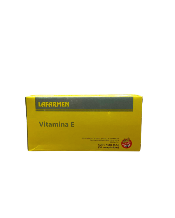 Producto - VITAMINA E LAFARMEN 30 COMPRIMIDOS