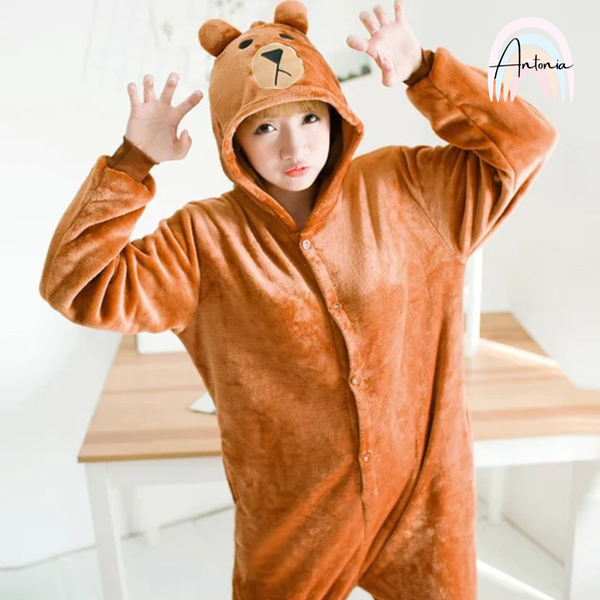 Producto - Pijama Kigurumi Adulto. Oso Marrón
