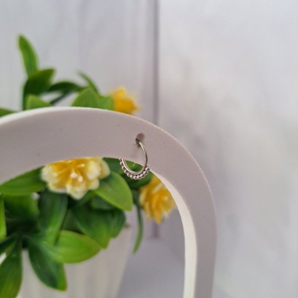 Producto - Argolla Bolitas Piercing 10 mm