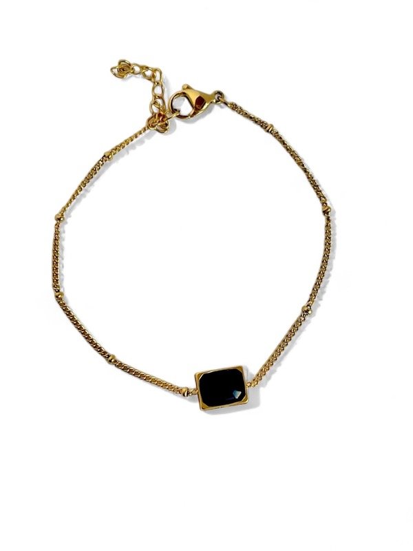 Producto - PULSERA POWERFULL GOLD NEGRA