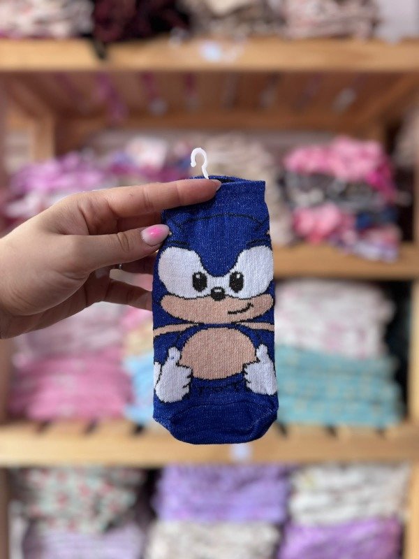 Producto - soquete niño sonic azul
