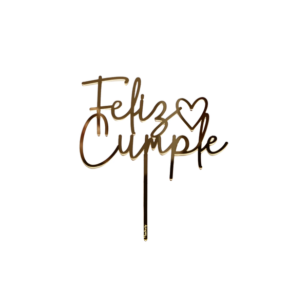 Producto - Cake Topper Feliz Cumple CT12