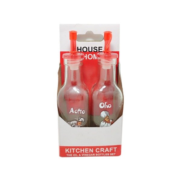 Producto - KYK ACEITERO Y VINAGRERO(5119)VIDRIO C/SOPORT