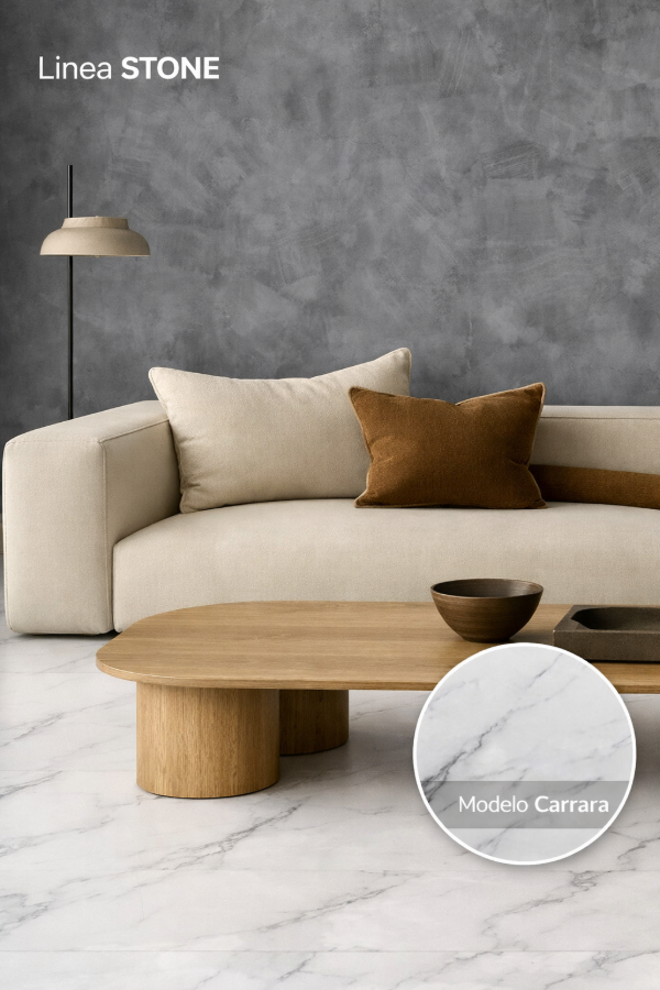 Producto - Piso Vinilico Spc Click Calacatta Sp029 4mm Linea Stone