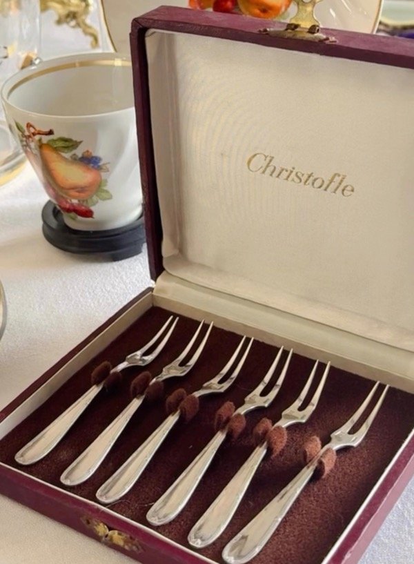 Producto - Juego de tenedores p/ picada en caja original Christofle