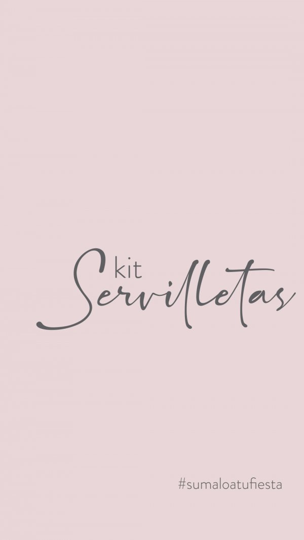Kit Servilletas de Tela - LA LUNA EN PUNTAS DE PIE