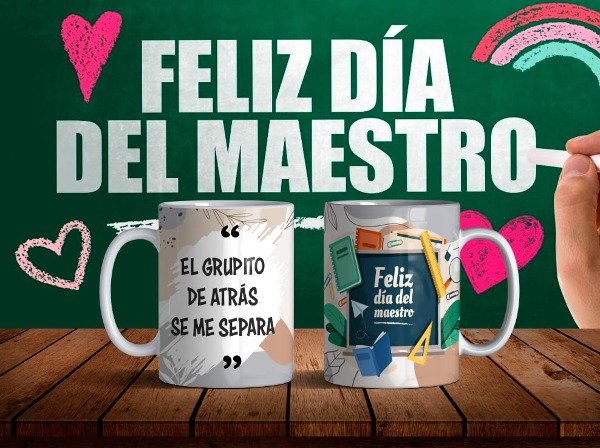 Producto - TAZAS-DIA DEL MAESTRO COD 296