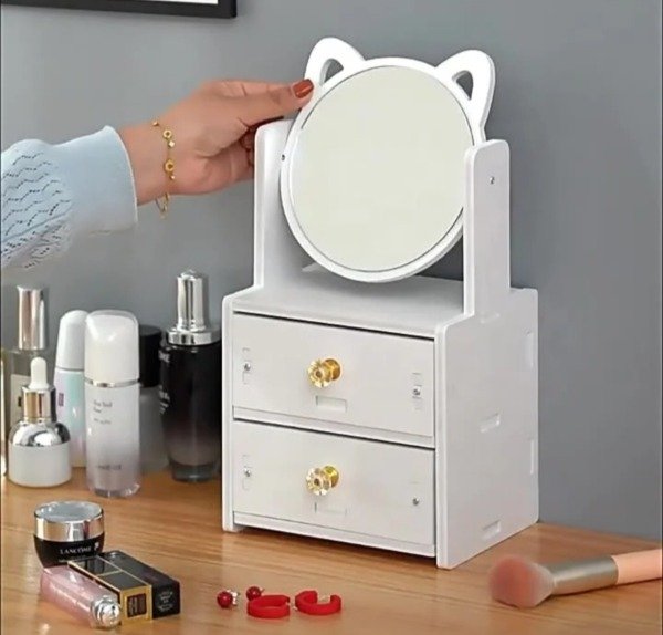 Producto - Alajero/ organizador de maquillaje gatito