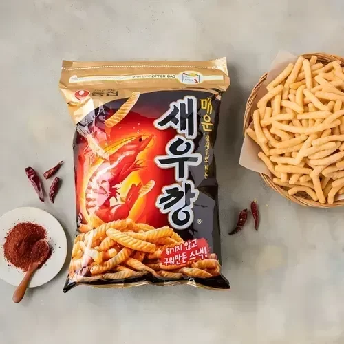 Producto - Snack de Camaron Saeukkang Picante - Nongshim