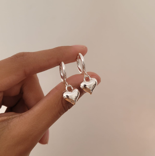 Producto - Argollas corazones inflados