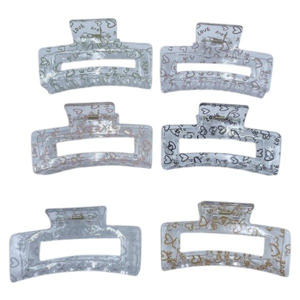 Producto - BROCHE X 12 PCS TRANSPARENTE MEDIANO 8.5 CM 1878-3